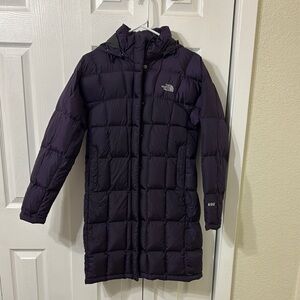 The North Face Purple Puffer Coat